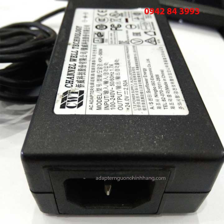 Adapter nguồn CWT KPL-060M 24v 2.5a